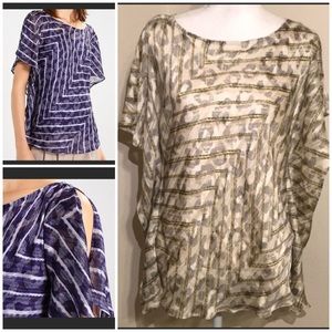 Banana Republic • Tara Animal Combo Blouse